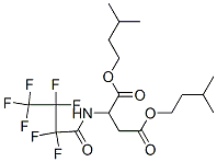 Diisopentyl 2-[(2,2,3,3,4,4,4-heptafluorobutanoyl)amino]succinate CAS#: 75743-06-5
