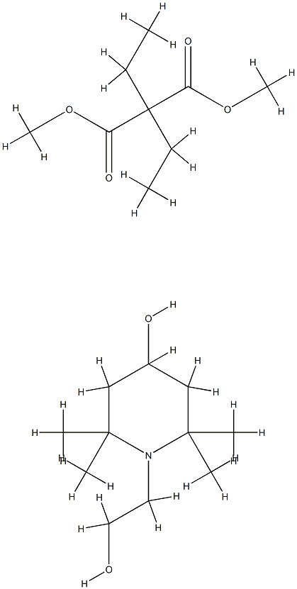Dimethyl diethylpropanedioate polymer with 4-hydroxy-2,2,6,6-tetramethyl-1-piperidineethanol CAS#: 76434-43-0