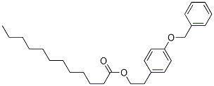 Dodecanoic acid, 2-[4-(phenylMethoxy)phenyl]ethyl ester CAS#: 794564-07-1