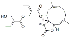 (E)-2-(Hydroxymethyl)-2-butenoic acid [(E)-2-[[(3aR,4R,6E,10E,11aR)-2,3,3a,4,5,8,9,11a-octahydro-6,10-dimethyl-3-methylene-2-oxocyclodeca[b]furan-4-yl]oxycarbonyl]-2-butenyl] ester CAS#: 72055-91-5