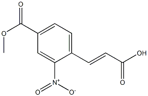 (E)-3-(4-(methoxycarbonyl)-2-nitrophenyl)acrylic acid CAS#: 773130-43-1