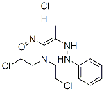 (E)-N,N-bis(2-chloroethyl)-1-nitroso-2-(2-phenylhydrazinyl)prop-1-en-1 -amine hydrochloride CAS#: 77337-91-8