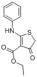 ETHYL 2-ANILINO-4-OXO-4,5-DIHYDRO-3-THIOPHENECARBOXYLATE CAS#: 78267-15-9