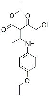 ETHYL (2E)-2-(CHLOROACETYL)-3-[(4-ETHOXYPHENYL)AMINO]BUT-2-ENOATE CAS#: 795290-96-9