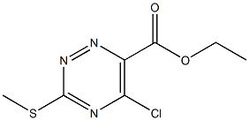 ETHYL 5-CHLORO-3-(METHYLTHIO)-1,2,4-TRIAZINE-6-CARBOXYLATE CAS#: 75824-03-2