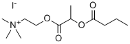 Ethanaminium, 2-(2-(1-oxobutoxy)-1-oxopropoxy)-N,N,N-trimethyl-, iodid e CAS#: 73202-64-9