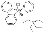 Ethanaminium, N,N,N-triethyl-, (TB-5-12)-bromochlorotriphenylstannate( 1-) CAS#: 73746-33-5
