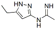 Ethanimidamide,  N-(5-ethyl-1H-pyrazol-3-yl)- CAS#: 742672-37-3