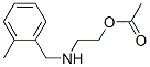 Ethanol, 2-[[(2-methylphenyl)methyl]amino]-, acetate (ester) (9CI) CAS#: 791577-43-0
