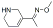 Ethanone, 1-(1,2,5,6-tetrahydro-3-pyridinyl)-, O-methyloxime, (E)- (9CI) CAS#: 777822-63-6