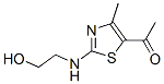 Ethanone, 1-[2-[(2-hydroxyethyl)amino]-4-methyl-5-thiazolyl]- (9CI) CAS#: 792862-60-3