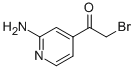 Ethanone, 1-(2-amino-4-pyridinyl)-2-bromo- (9CI) CAS#: 750571-38-1