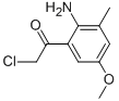 Ethanone, 1-(2-amino-5-methoxy-3-methylphenyl)-2-chloro- (9CI) CAS#: 74798-63-3