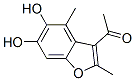 Ethanone, 1-(5,6-dihydroxy-2,4-dimethyl-3-benzofuranyl)- (9CI) CAS#: 709641-01-0