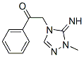Ethanone, 2-(1,5-dihydro-5-imino-1-methyl-4H-1,2,4-triazol-4-yl)-1-phenyl- (9CI) CAS#: 792134-99-7