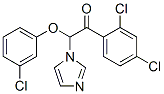 Ethanone, 2-(3-chlorophenoxy)-1-(2,4-dichlorophenyl)-2-(1H-imidazol-1-yl)- CAS#: 767234-92-4