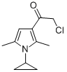Ethanone, 2-chloro-1-(1-cyclopropyl-2,5-dimethyl-1H-pyrrol-3-yl)- (9CI) CAS#: 744227-04-1