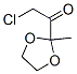 Ethanone, 2-chloro-1-(2-methyl-1,3-dioxolan-2-yl)- (9CI) CAS#: 74225-73-3