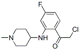 Ethanone,  2-chloro-1-[4-fluoro-2-[(1-methyl-4-piperidinyl)amino]phenyl]- CAS#: 764611-26-9