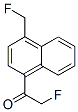 Ethanone, 2-fluoro-1-[4-(fluoromethyl)-1-naphthalenyl]- (9CI) CAS#: 79797-93-6