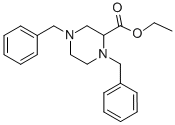 Ethyl 1,4-dibenzylpiperazine-2-carboxylate CAS#: 72351-59-8