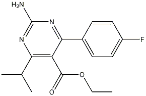 Ethyl 4-(4-Fluorophenyl)-6-isopropyl-2-amino-pyrimidine-5-carboxylate CAS#: 712320-67-7