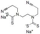 Ethylenebis[N-(2-cyanoethyl)dithiocarbamic acid]disodium salt CAS#: 73747-48-5