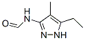 Formamide,  N-(5-ethyl-4-methyl-1H-pyrazol-3-yl)- CAS#: 75077-06-4