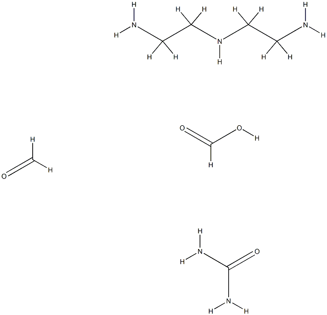 Formic acid, compd. with N-(2-aminoethyl)-1,2-ethanediamine polymer with formaldehyde and urea CAS#: 76649-36-0