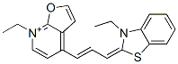 Furo[2,3-b]pyridinium,  7-ethyl-4-[3-(3-ethyl-2(3H)-benzothiazolylidene)-1-propenyl]-  (9CI) CAS#: 750514-63-7