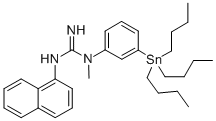 GUANIDINE, N-METHYL-N'-1-NAPHTHALENYL-N-[3-(TRIBUTYLSTANNYL)PHENYL]- CAS#: 765890-24-2