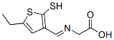 Glycine, N-[(5-ethyl-2-mercapto-3-thienyl)methylene]- (9CI) CAS#: 711593-43-0