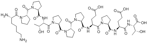 H-LYS-PRO-PRO-THR-PRO-PRO-PRO-GLU-PRO-GLU-THR-OH CAS#: 75813-50-2