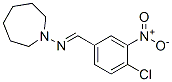 Hexahydro-1-(4-chloro-3-nitrobenzylideneamino)-1H-azepine CAS#: 73855-79-5