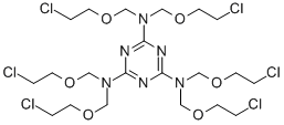 Hexanethylol-melamin-hexa-chloraethanol-aethyl [German] CAS#: 73941-10-3