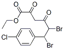 Hexanoic acid, 5,6-dibromo-6-[p-chlorophenyl]-2,4-dioxo-, ethyl ester CAS#: 76781-73-2