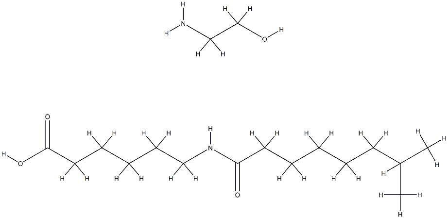 Hexanoic acid, 6-(1-oxoisononyl)amino-, compd. with 2-aminoethanol (1:1) CAS#: 75150-12-8
