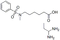 Hexanoic acid, 6-[methyl(phenylsulfonyl)amino]-, compd. with N,N-dimethyl-1,3-propanediamine CAS#: 75113-50-7