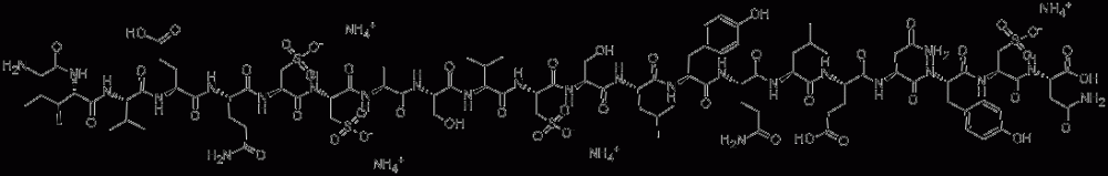 INSULIN CHAIN A, OXIDIZED AMMONIUM SALT CAS#: 77282-71-4