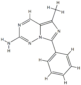 Imidazo[5,1-f][1,2,4]triazin-2-amine, 5-methyl-7-phenyl- (9CI) CAS#: 795268-96-1