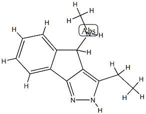 Indeno[1,2-c]pyrazol-4-amine, 3-ethyl-1,4-dihydro-N-methyl- (9CI) CAS#: 734494-53-2
