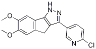 Indeno[1,2-c]pyrazole, 3-(6-chloro-3-pyridinyl)-1,4-dihydro-6,7-diMethoxy- CAS#: 760993-31-5