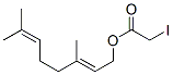 Iodoacetic acid (2E)-3,7-dimethyl-2,6-octadienyl ester CAS#: 74988-06-0