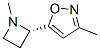Isoxazole, 3-methyl-5-(1-methyl-2-azetidinyl)-, (S)- (9CI) CAS#: 767262-92-0
