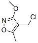 Isoxazole, 4-(chloromethyl)-3-methoxy-5-methyl- (9CI) CAS#: 75989-22-9