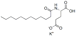 L-Glutamic acid, N-(1-oxododecyl)-, monopotassium salt(9CI) CAS#: 77704-57-5