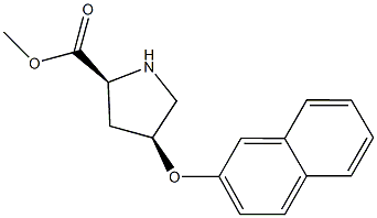 L-PROLINE, 4-(2-NAPHTHALENYLOXY)-, METHYL ESTER, (4S)- CAS#: 755707-37-0