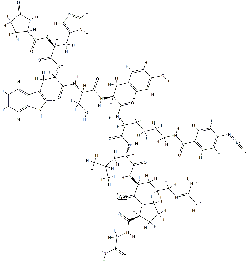 LHRH, N-epsilon-azidobenzoyl-Lys(6)- CAS#: 78527-81-8
