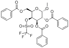 METHYL 2,3,6-TRI-O-BENZOYL-4-O-TRIFLUOROMETHANESULFONONYL-A-D-GALACTOPYRANOSIDE CAS#: 79580-70-4