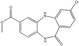 METHYL 3-CHLORO-11-OXO-10,11-DIHYDRO-5H-DIBENZO[B,E][1,4]DIAZEPINE-7-CARBOXYLATE CAS#: 755034-06-1